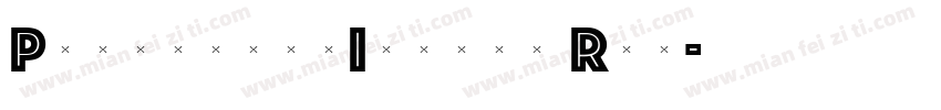 PhosphateInline Reg字体转换